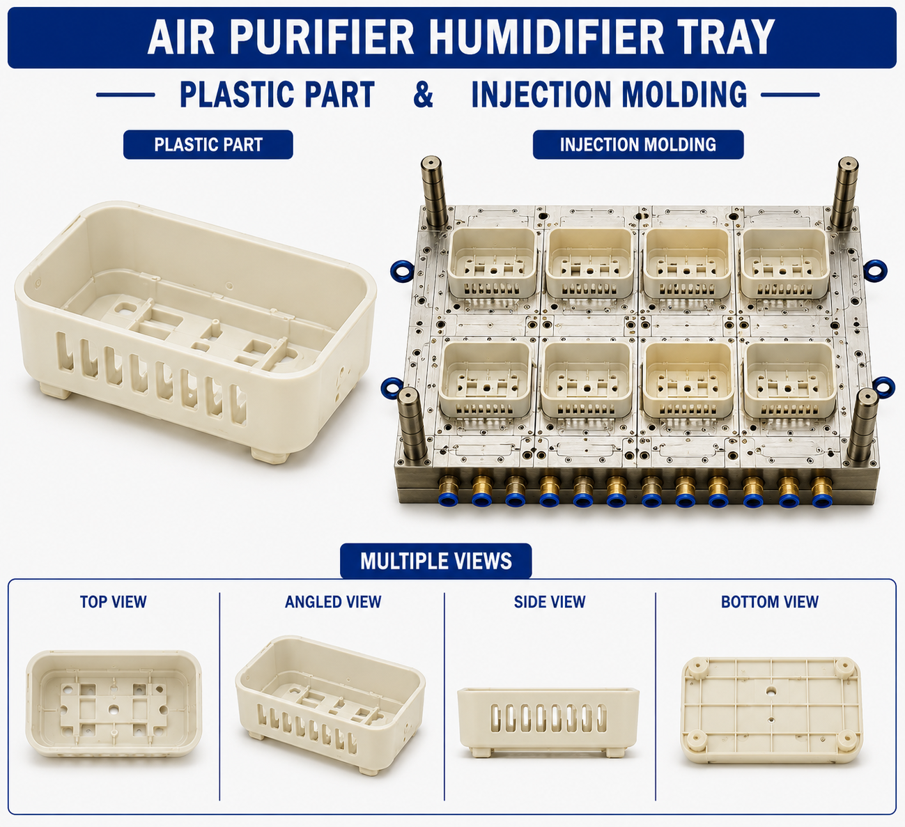Air Purifier Plastic Humidifier Tray Mould and Moulding Service